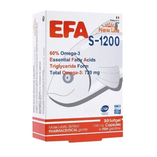 New Life Efa S-1200 mg 30 Kapsül - New Life