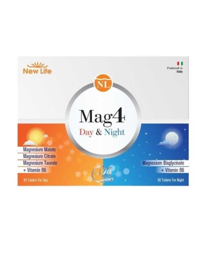 New Life Mag4 Day & Night 30 + 30 Tablet - New Life