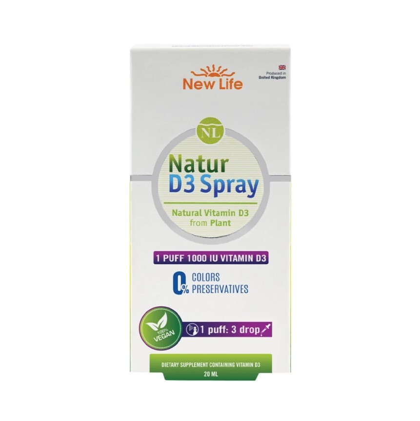 New Life Natur D3 Takviye Edici Gıda 20ml - 1