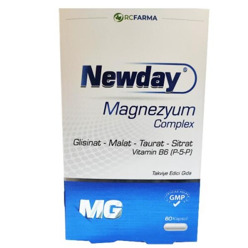 Newday Magnezyum Complex 60 Kapsül - RCFARMA