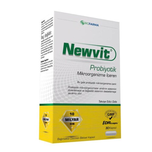 Newvit Probiyotik 30 Kapsül - RCFarma