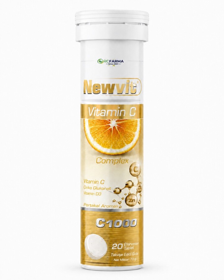Newvit Vitamin C Complex Efervesan 20 Tablet - 1