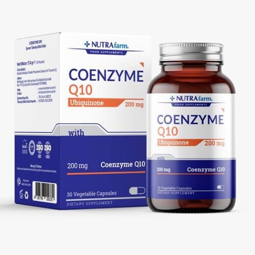 Nutrafarm Coenzyme Q10 200 mg 30 Kapsül - Nutrafarm