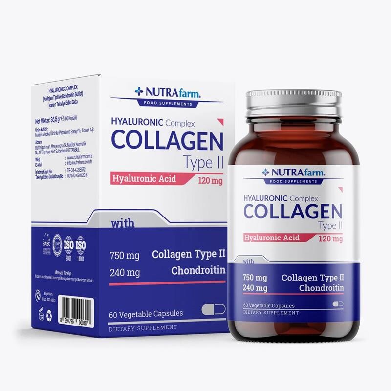 Nutrafarm Hyaluronic Acid 60mg 60 Kapsül - 1