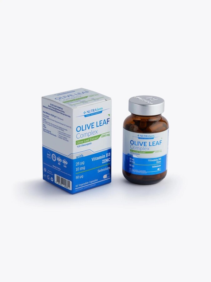 Nutrafarm Olive Leaf Complex Takviye Edici Gıda 60 Kapsül - 1