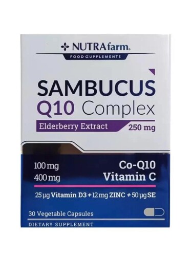 Nutrafarm Sambucus Q10 Complex 30 Kapsül - Nutrafarm