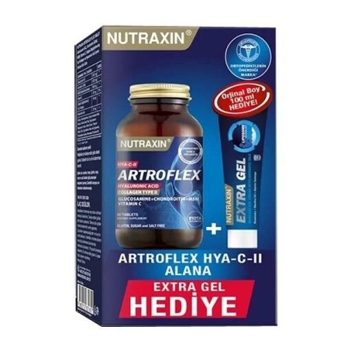 Nutraxin Artroflex HYA-C-II 90 Tablet + Extra Gel Hediyeli - Nutraxin