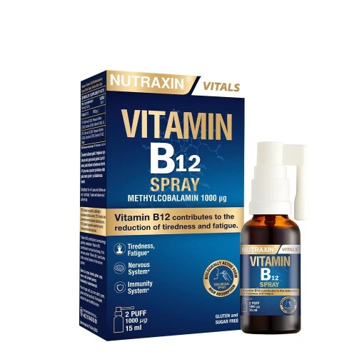 Nutraxin B12 Vitamin Sprey 15 ML - Nutraxin
