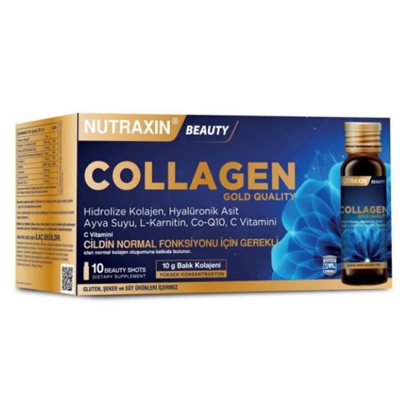 Nutraxin Beauty Gold Kolajen 10 x 50 ml - 1