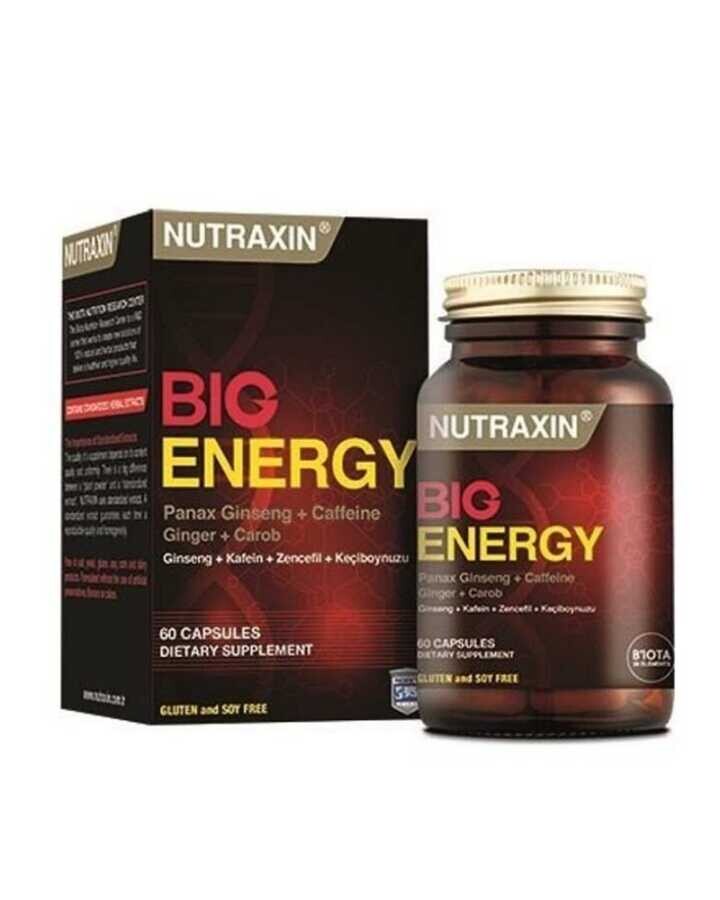 Nutraxin Big Energy Takviye Edici Gıda 60 Tablet - 1