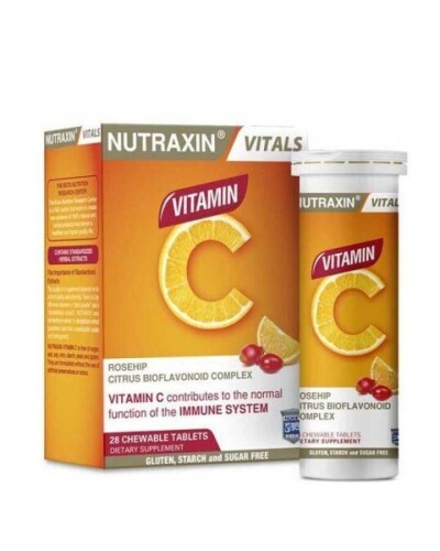 Nutraxin C Vitamini 28 Çiğnenebilir Tablet 