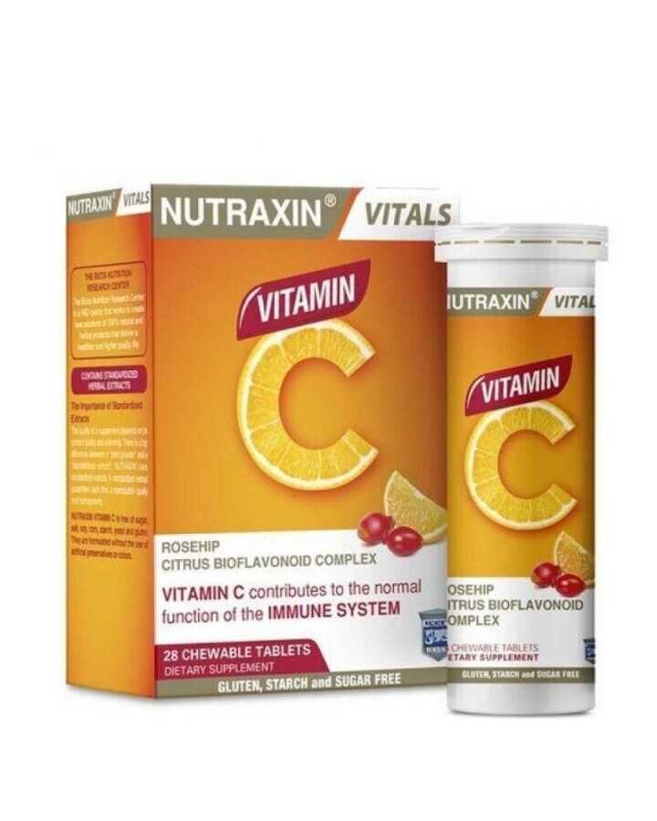 Nutraxin C Vitamini 28 Çiğnenebilir Tablet - 1