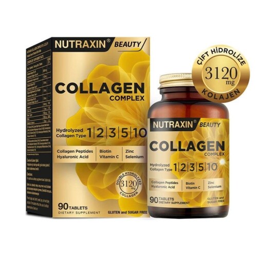 Nutraxin Collagen Beauty Complex Hidrolize 90 Tablet - Nutraxin