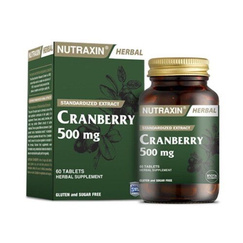 Nutraxin Cranberry 500 mg 60 Tablet - 1