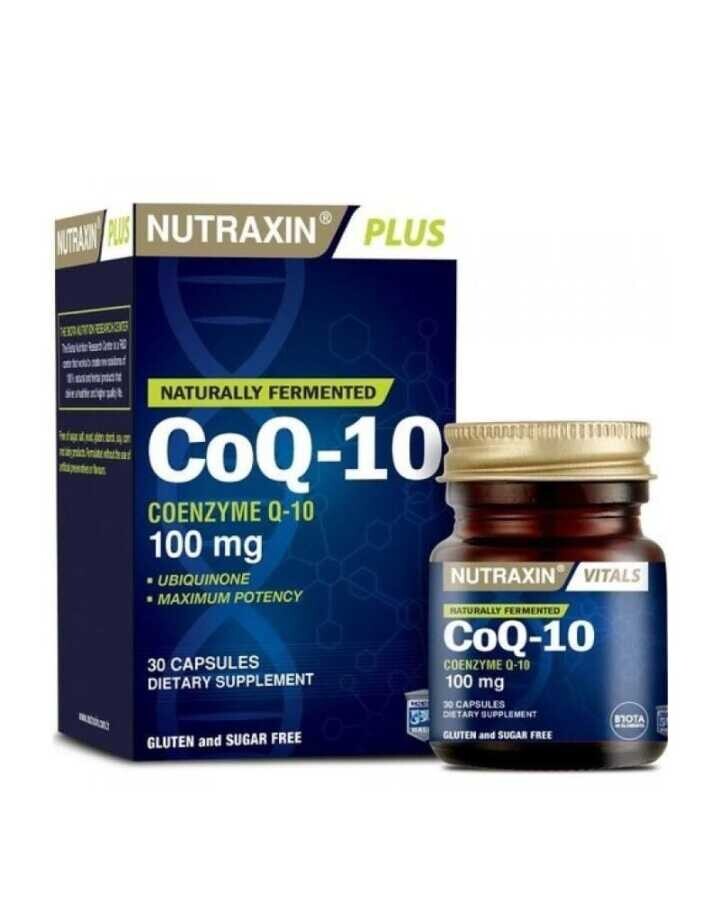 Nutraxin Koenzim Q-10 İçeren Takviye Edici Gıda 100 Mg 30 Kapsül - 1