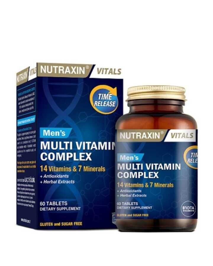 Nutraxin Mens Multi Vitamin Complex 60 Tablets - 1
