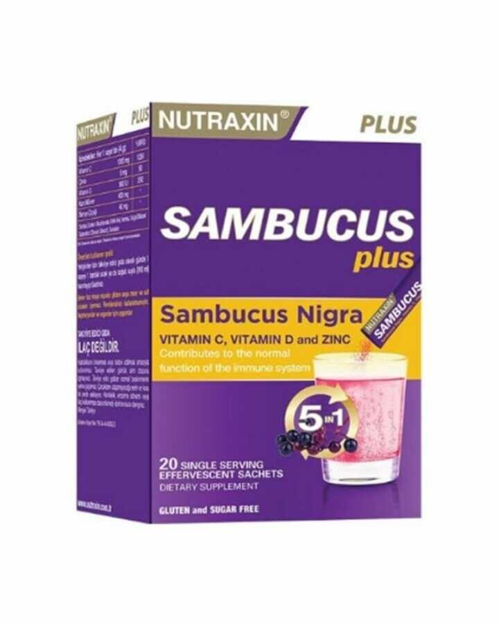 Nutraxin Sambucus Plus Nigra 20 Efervesan Saşe - 1