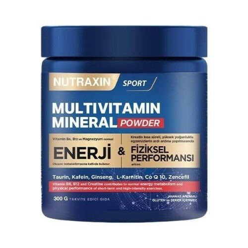 Nutraxin Sport Multivitamin Mineral Powder 300gr - Nutraxin