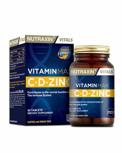 Nutraxin Vitamin Max C-D-Zinc 60 Tablet 