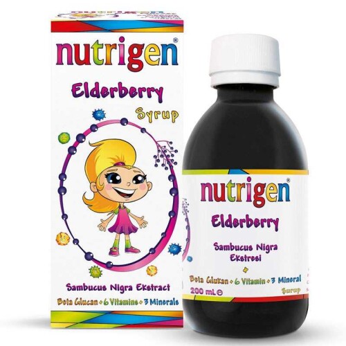 Nutrigen Kara Mürver Şurup 200 ml 