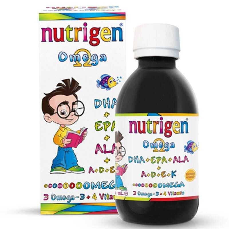 Nutrigen Omega Şurup Portakal Aromalı 200 ml - 1