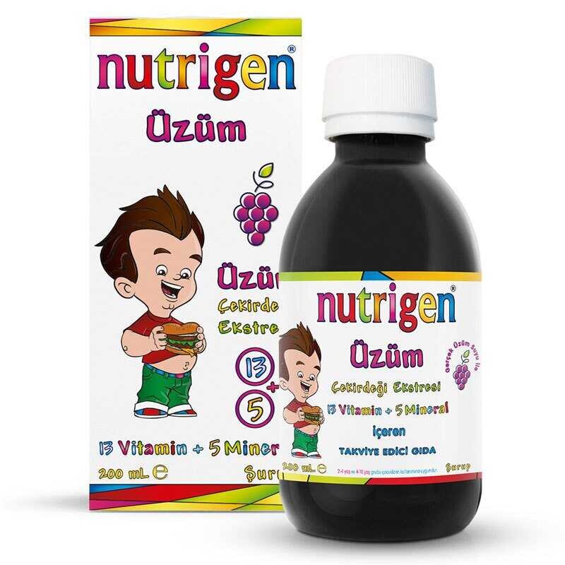 Nutrigen Üzüm Çekirdeği Ekstreli Şurup 200 ml - 1