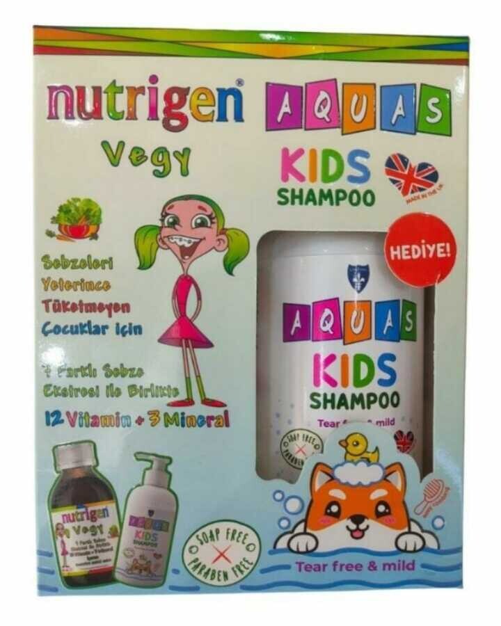 Nutrigen Vegy 200 ml Şurup + Aquas Kids Shampoo Hediyeli - 1