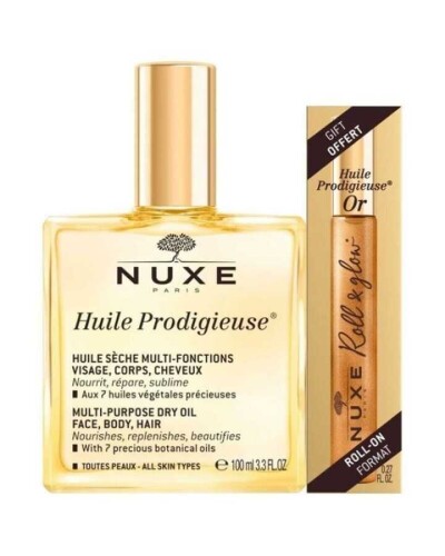 Nuxe Huile Prodigieuse 100 ml + Roll-On 8 ml Set 