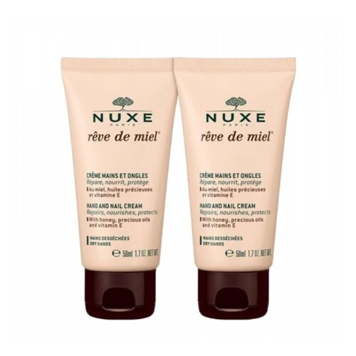 Nuxe Reve De Miel Creme Mains Et Ongles 2x50ml - Nuxe