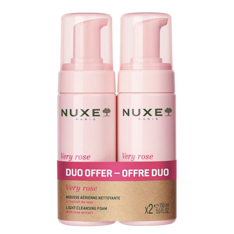 Nuxe Very Rose Yüz Temizleme Köpüğü 2x150 ml - 1
