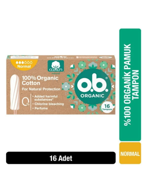 O.B Tampon Organic 16'lı Normal - 2