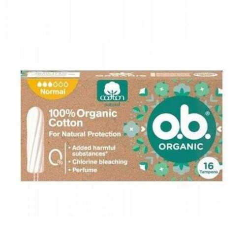 O.B Tampon Organic 16'lı Normal - O.b.