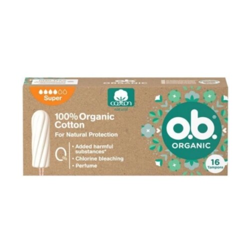 O.B. Tampon Organic Super 16'lı - 1