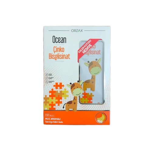 Ocean Çinko Bisiglinat 150 Ml Kalem Kutusu Hediyeli - Orzax