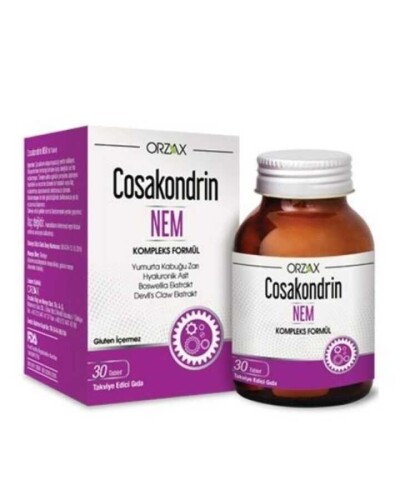 Ocean Cosakondrin Nem Takviye Edici Gıda 30 Tablet - Orzax