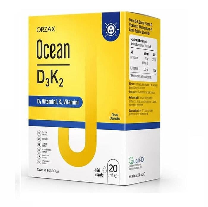 Ocean D3K2 Vitamin Damla 20 ml - 1