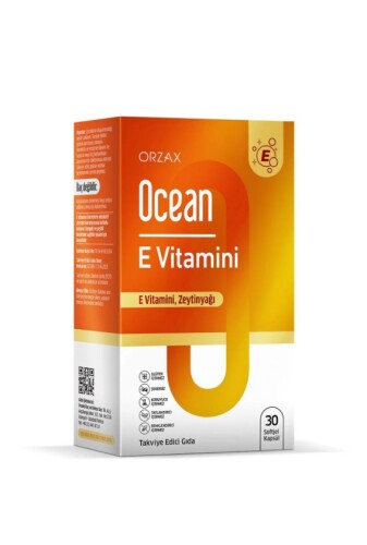 Ocean E Vitamini 30 Kapsül - Orzax
