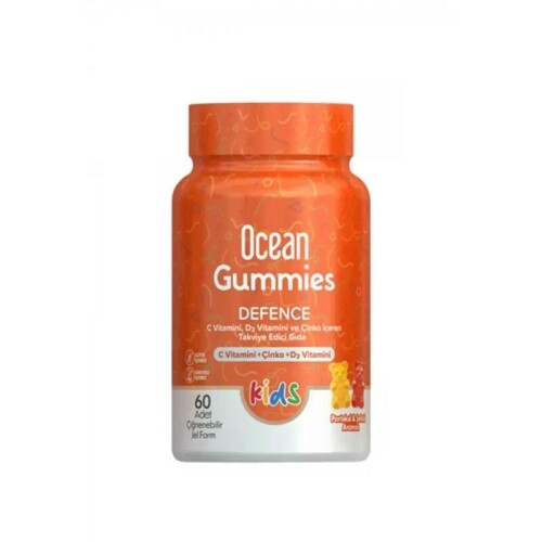Ocean Gummies Defence Kids 60 Adet Çiğnenebilir Form - Orzax
