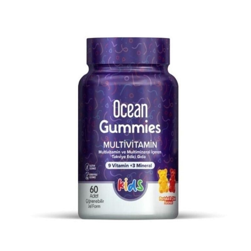 Ocean Gummies Kids Multivitamin 60 Çiğnenebilir Jel Form - 1
