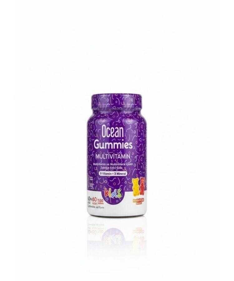 Ocean Gummies Multivitamin Kids 120 Çiğnenebilir Jel Form - 1