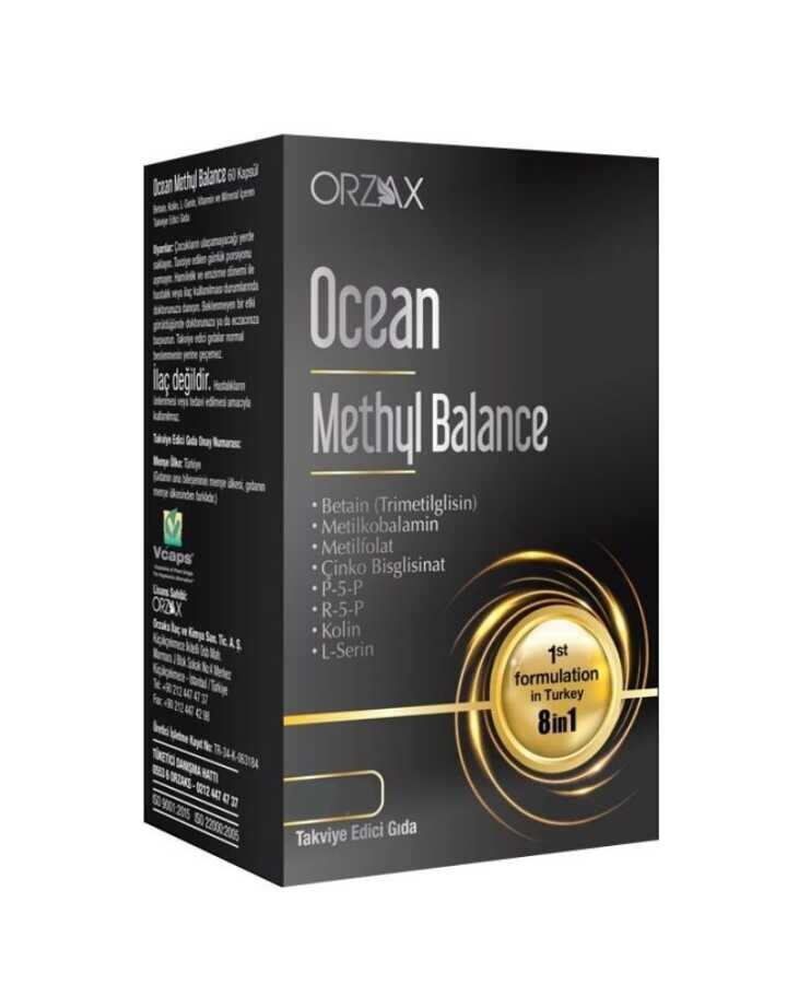 Ocean Methyl Balance B Vitamini Ve Mineraller İçeren Takviye Edici Gıda 30 Kapsül - 1