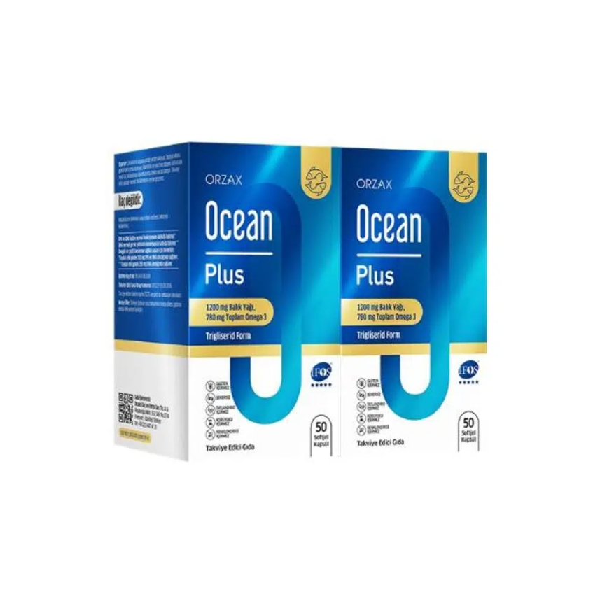 Ocean Plus Limon Aromalı Takviye Edici 100 Kapsül | Ekonomik Paket - 1