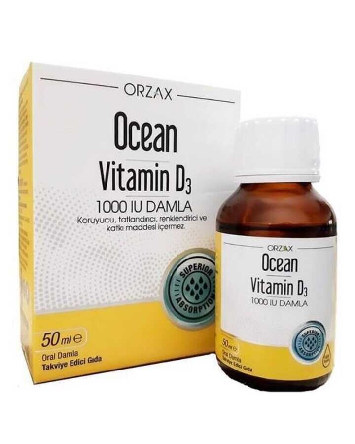 Ocean Vitamin D3 1000 IU Damla 50 ml - 1