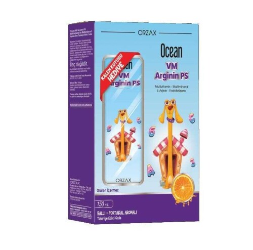 Ocean Vm Arginin Ps Şurup 150ml Kalem Kutusu Hediyeli - Orzax