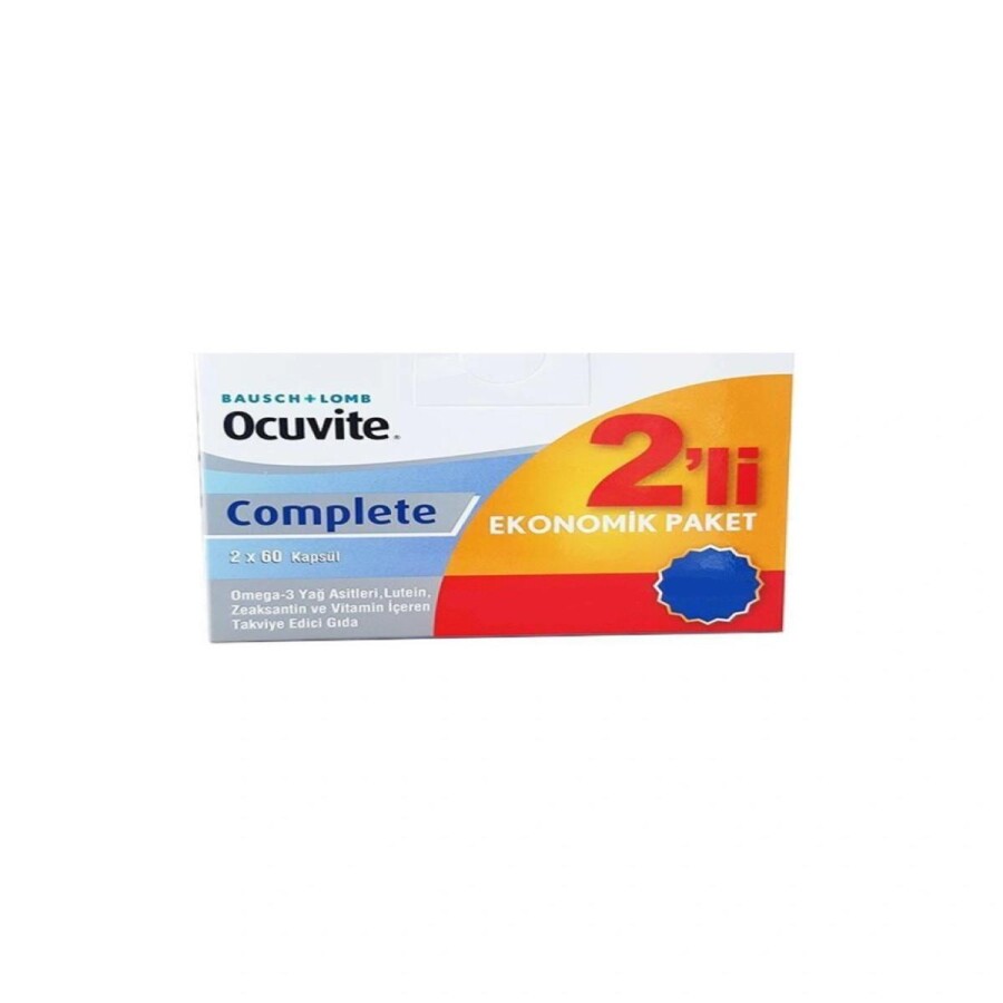 Ocuvite Complete Takviye Edici Gıda 2'li Ekonomik Paket 2X60 Kapsül - 1