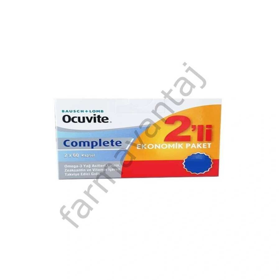 Ocuvite Complete Takviye Edici Gıda 2'li Ekonomik Paket 2X60 Kapsül - 1