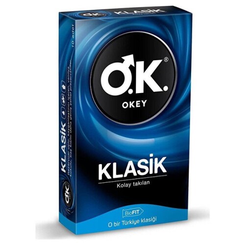 Okey Klasik Prezervatif 10 adet - Okey