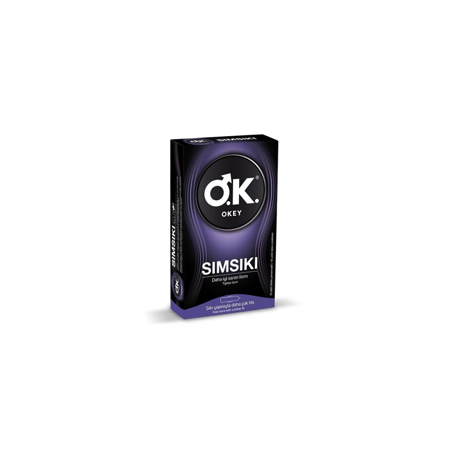 Okey Prezervatif Sımsıkı 10'lu - 1