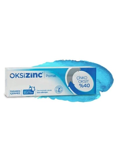 Oksizinc Pomat Cinko Oksit Krem %40 100 Gr - 
