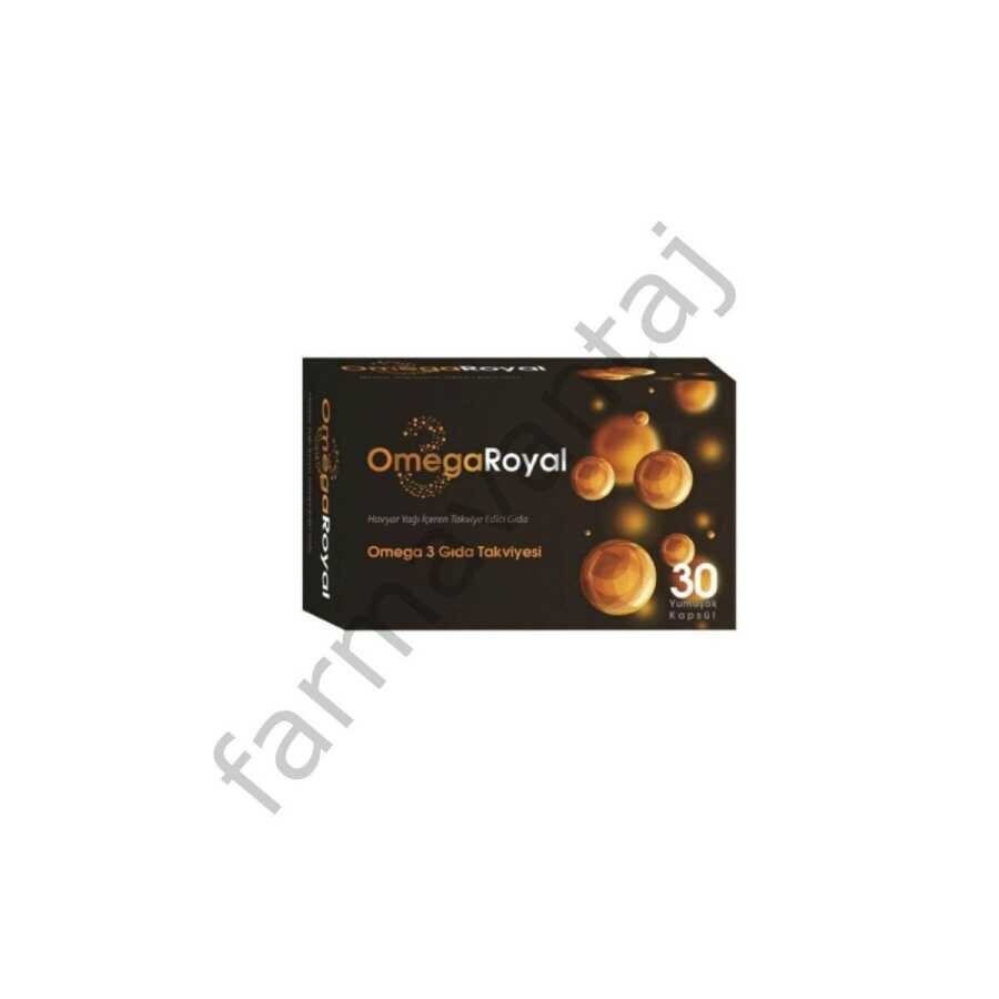 Omega Royal Havyar Yağı İçeren Takviye Edici Gıda 30 Yumuşak Kapsül - 1